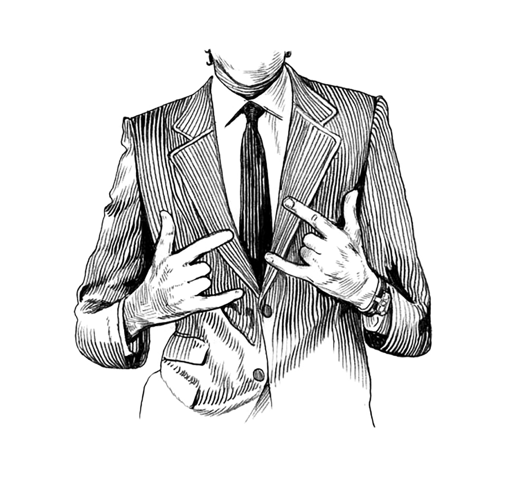 Bro in suit.  For Esquire Magazine