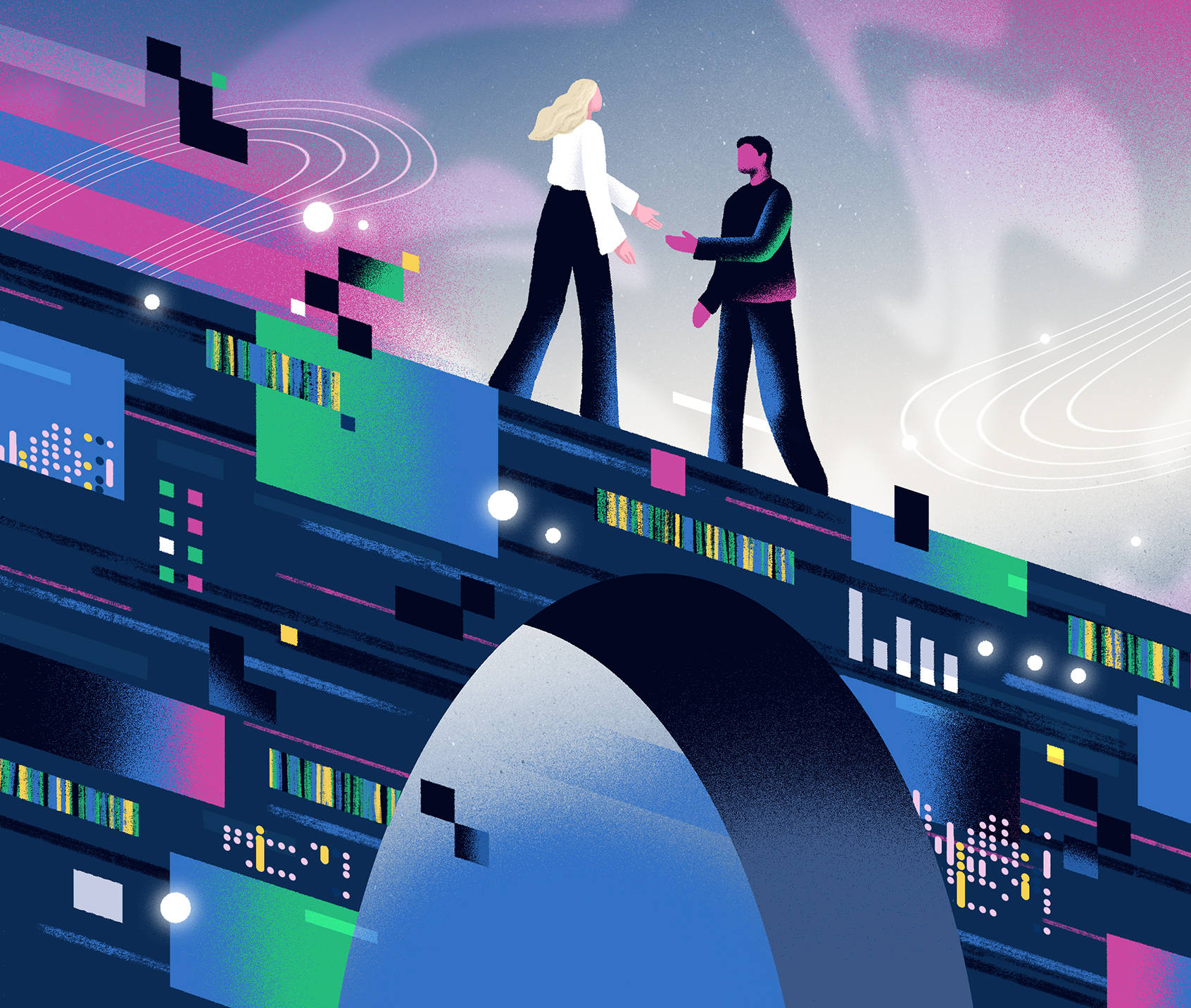 technology can bridge connections and make business improve