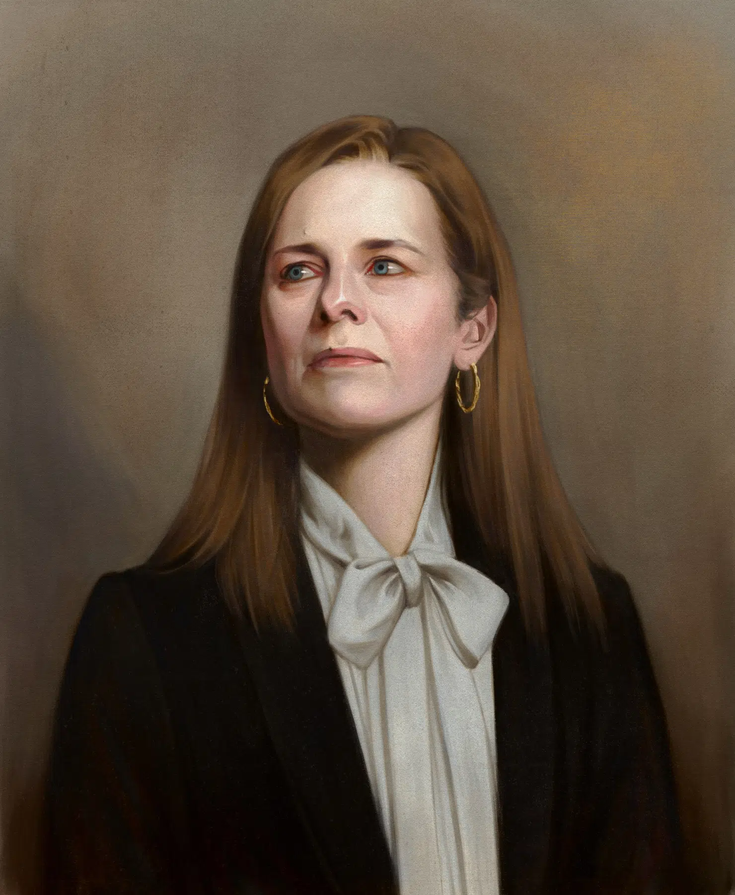Traditional portrait in accurate pastiche style of art history old master painting for Deseret Magazine.
