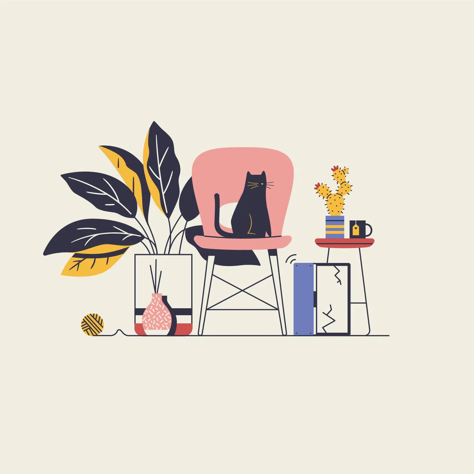 Vector graphic design illustration