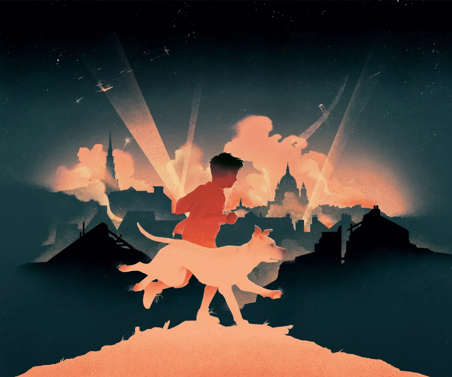 Conceptual illustration with layered imagery