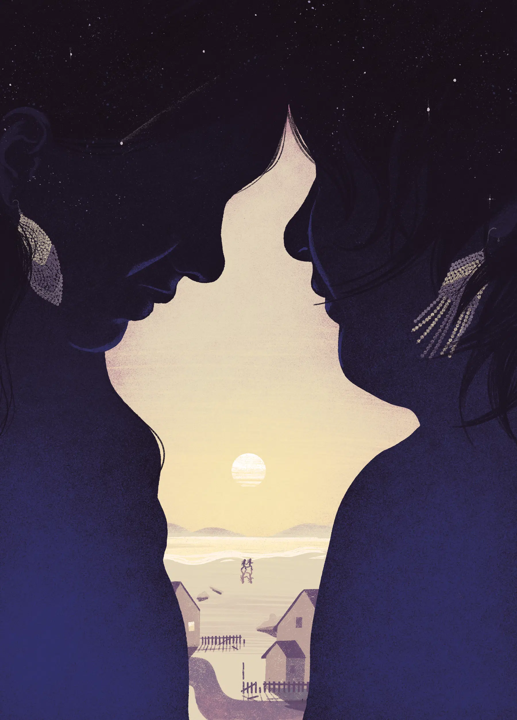 Conceptual illustration with layered imagery for Mooov Film Festival.
