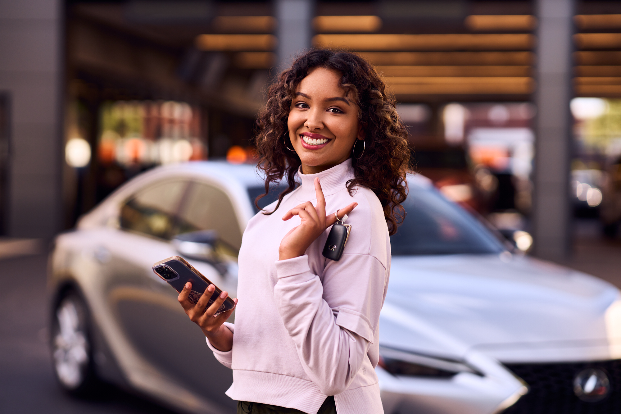 Portrait on Lexus Car Owner