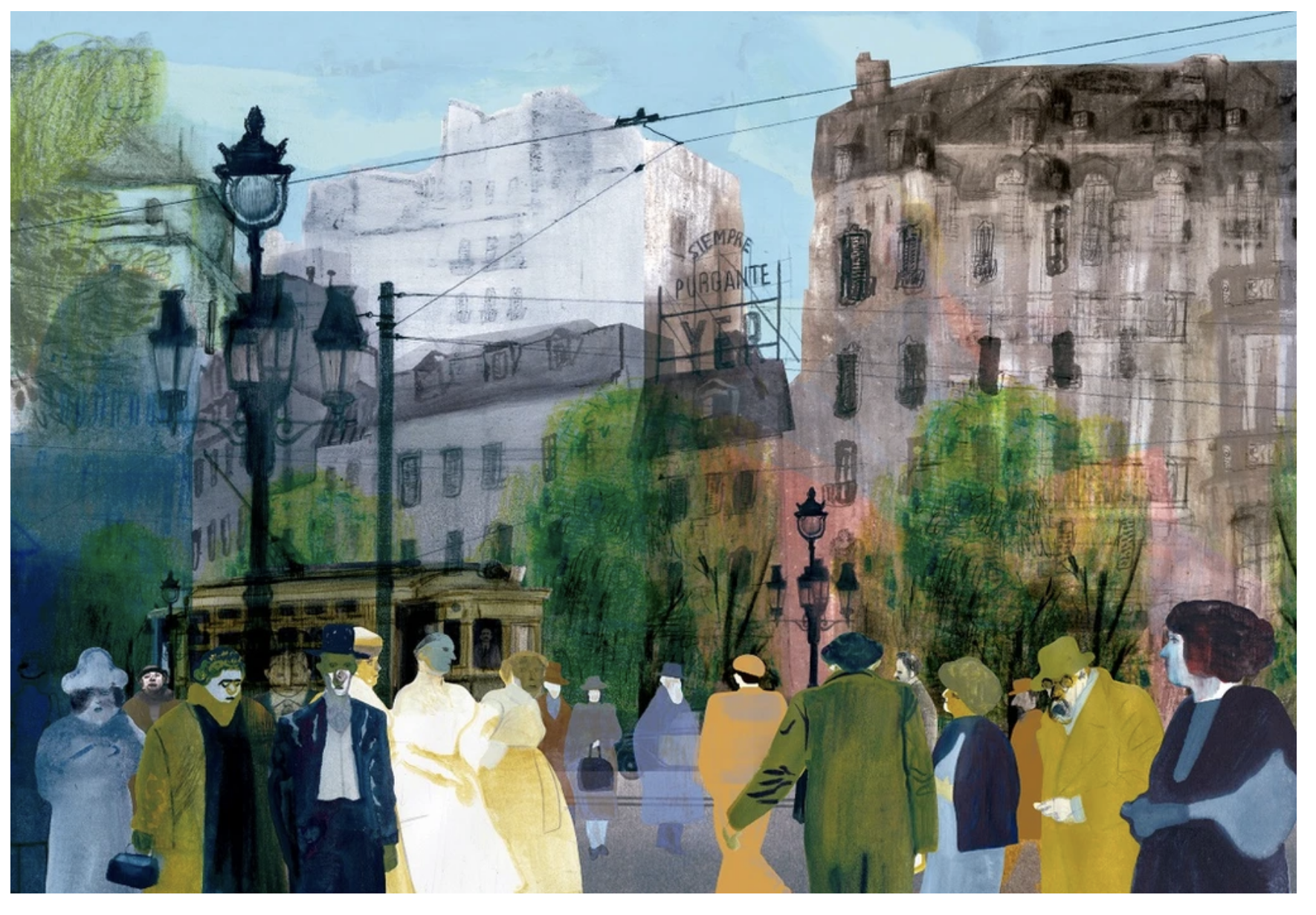The Shadow of the Wind, by Carlos Ruiz Zafón, Illustrated by Jorge González.
Jorge won the Victoria & Albert museum illustration awards for his work for the book. 
Client: The Folio Society