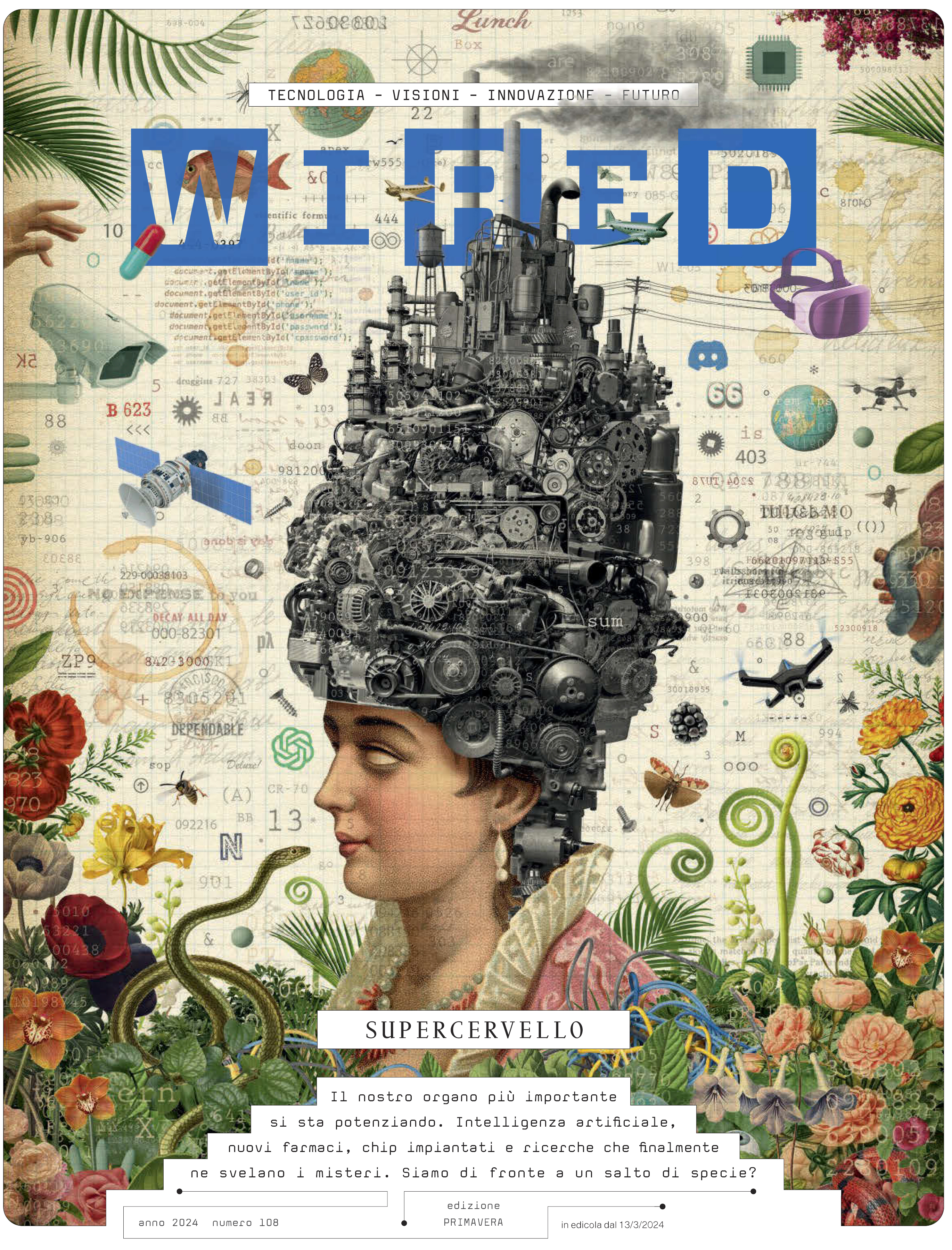 The theme of the issue looks at how our brains are adapting and integrating with the new forms of artificial intelligence.
