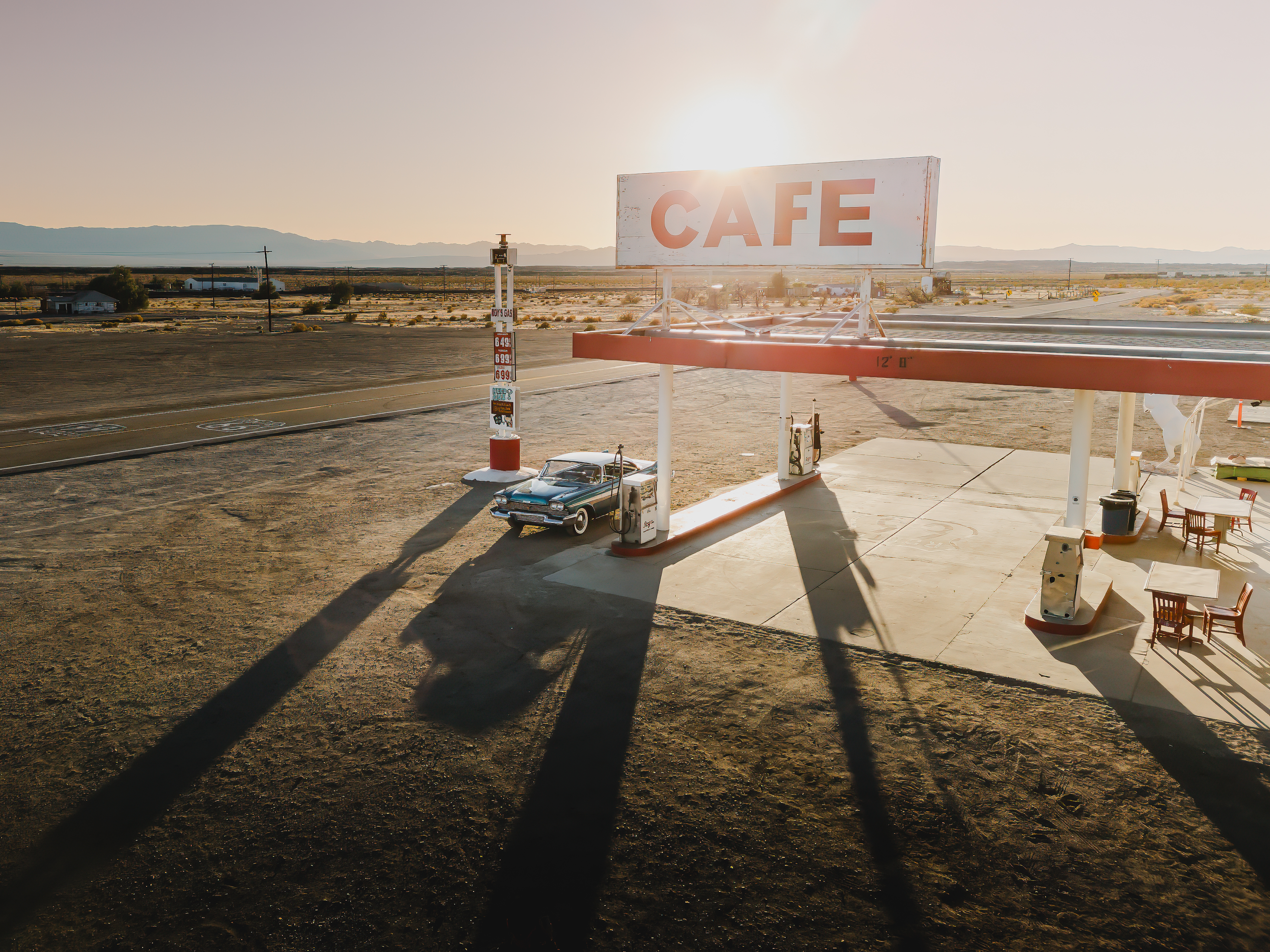 Darlene Demon shot on site at Roy's Motel and Café - Amboy, California 
 