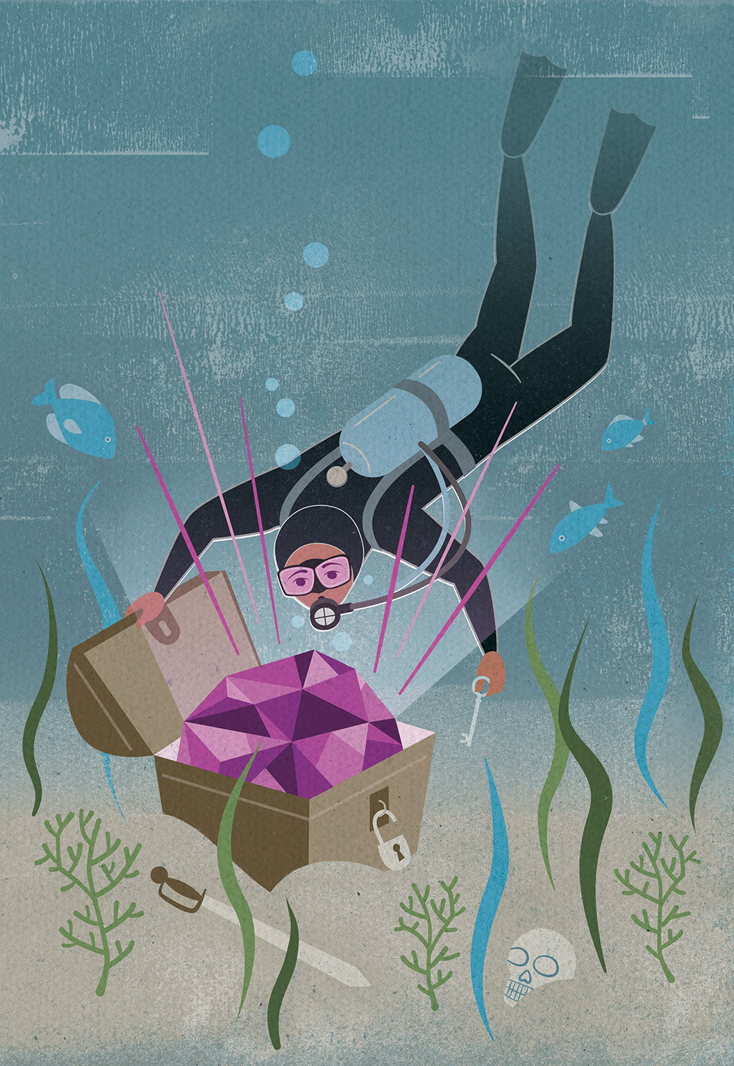 Personal piece on finding beauty below the surface