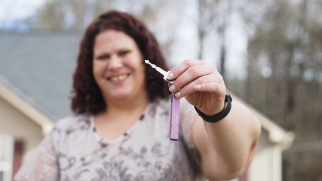 A spotlight on a Truist Momentum participant - Pam - detailing her home buying journey.